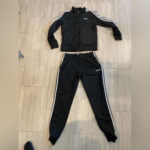 Women’s Black Adidas jogger suit
